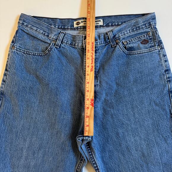 Genuine Harley-Davidson Mens Classic Boot Cut Relaxed Denim Jeans 99020N 36 x 30 - Picture 15 of 16